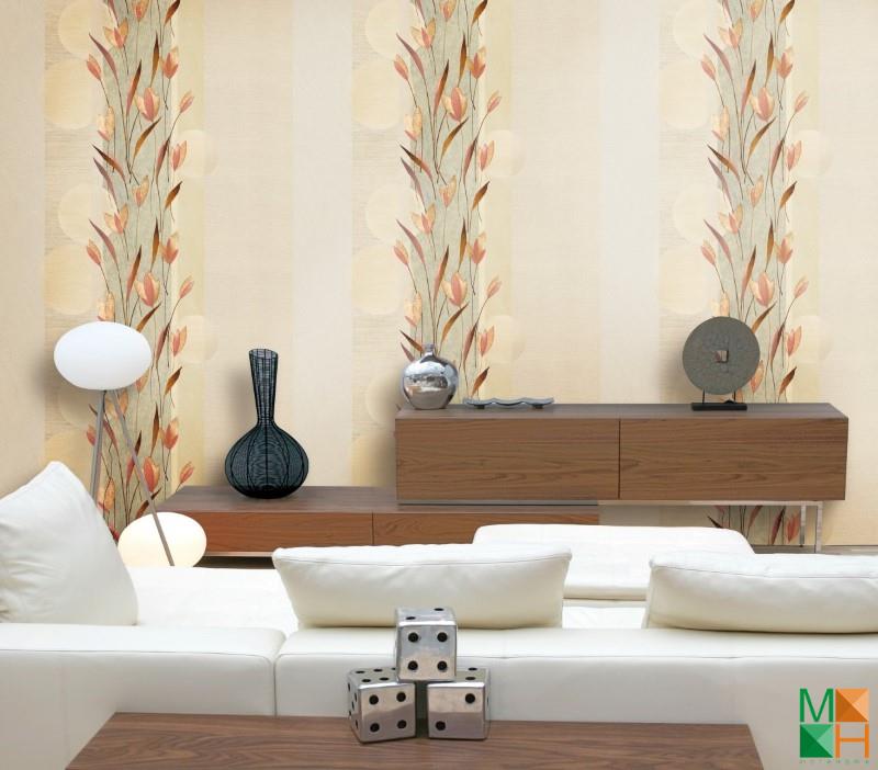 Giấy dán tường Hàn Quốc họa tiết hoa lá tại Thạch Thất, Hà Nội 82327-2