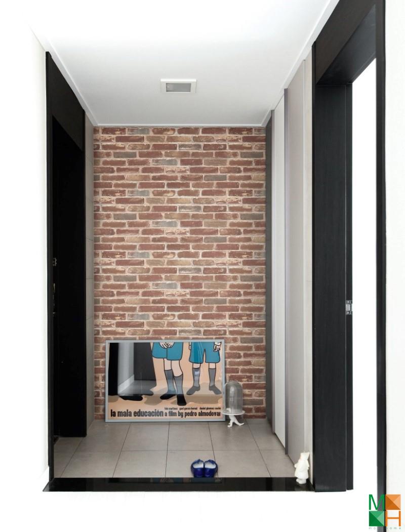 Giấy dán tường Hàn Quốc giả gạch 82410-2
